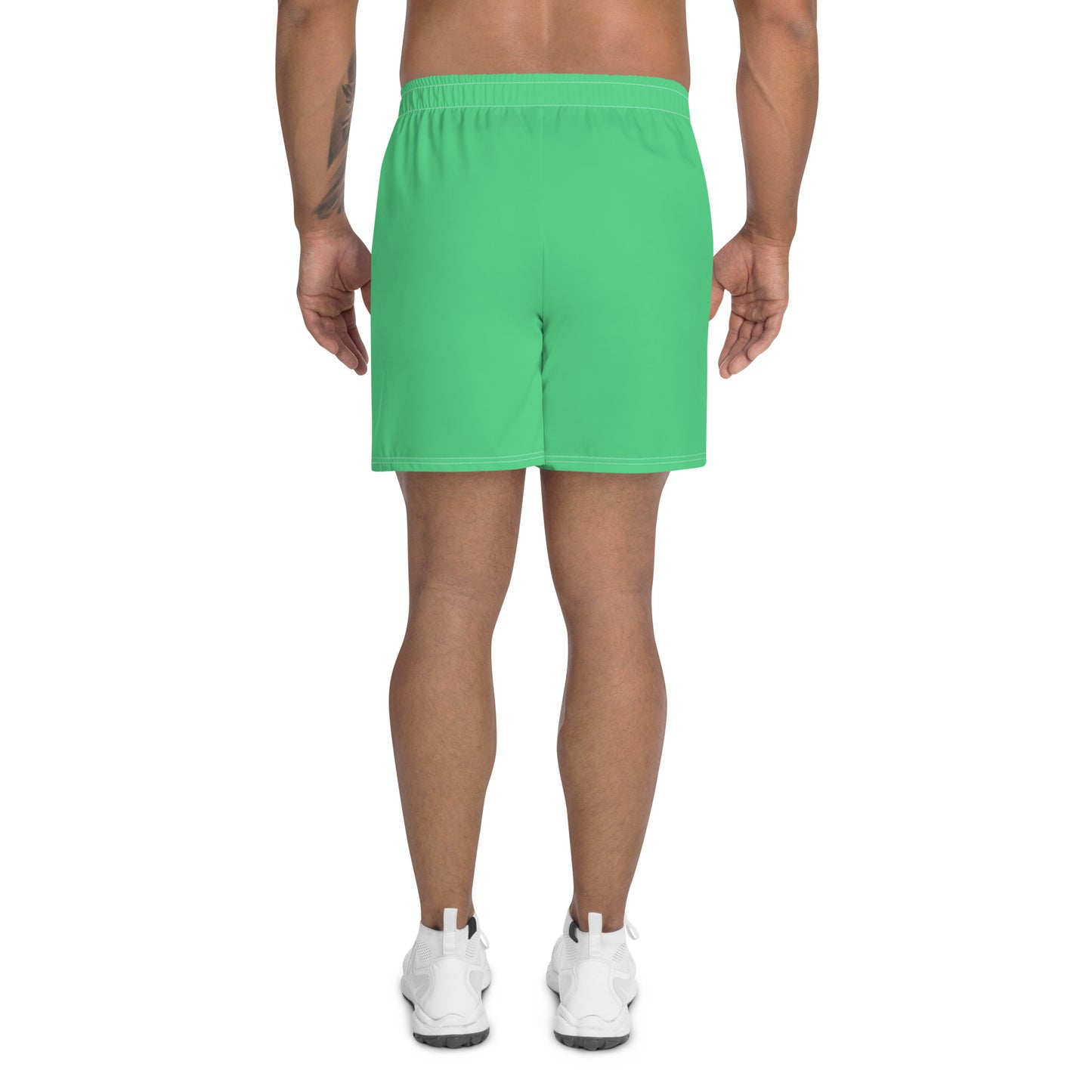 Serene Seagrass Men's Recycled Athletic Shorts - FLAKOUT