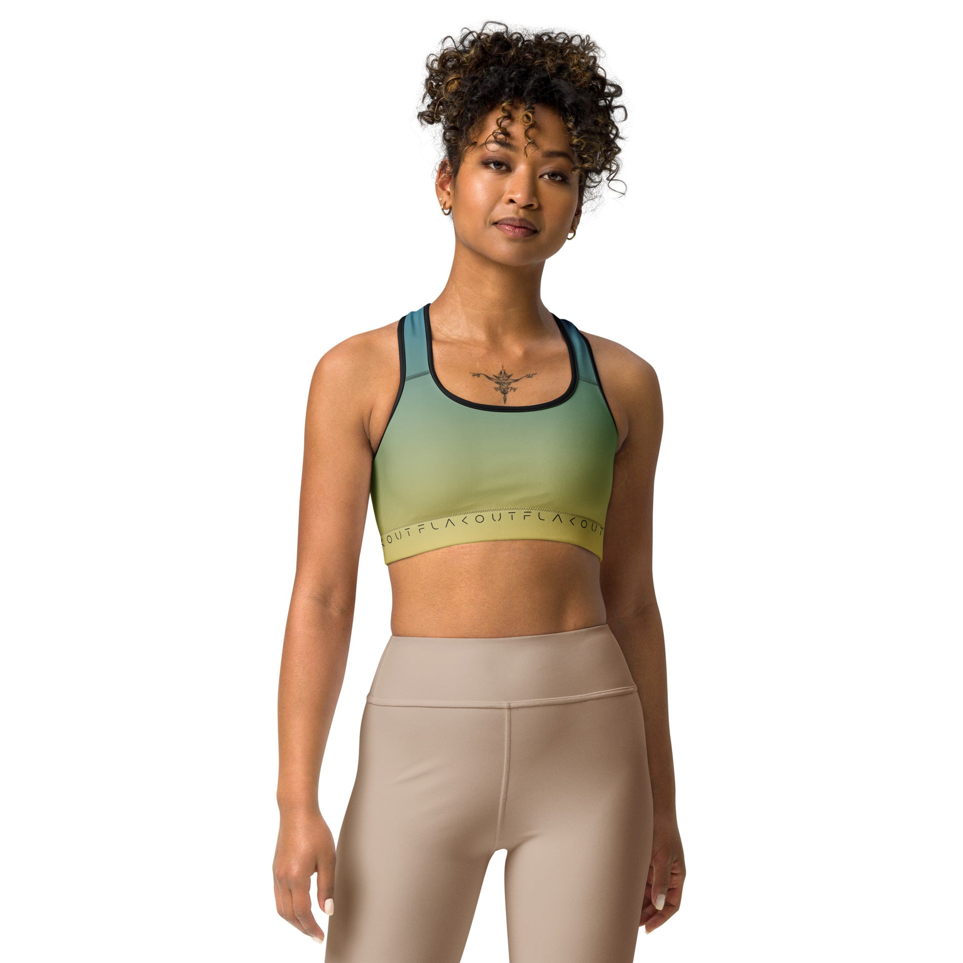 Oceanic Dawn Women's Sports Performance Bra - FLAKOUT