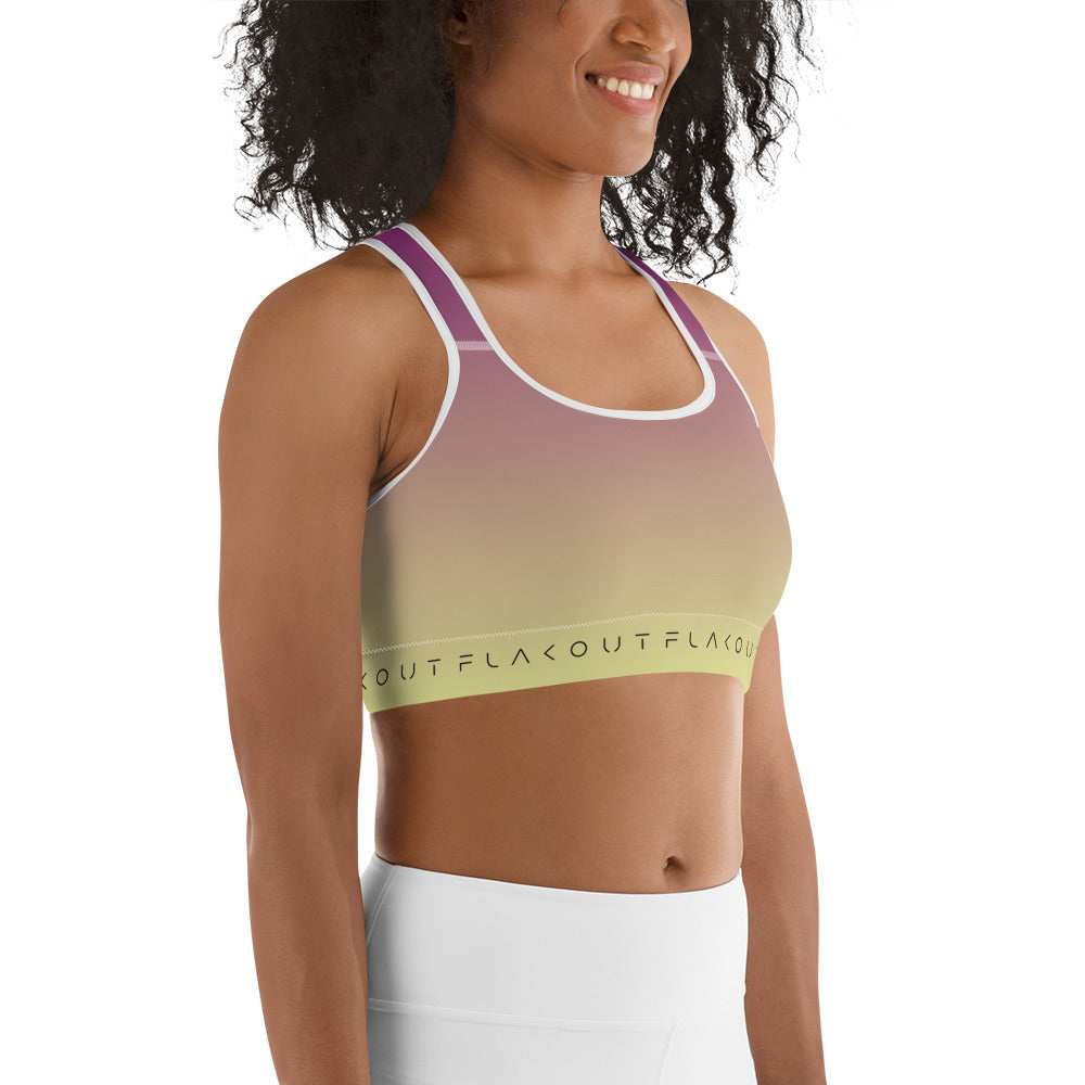 Midnight Symphony Women's Sports Performance Bra - FLAKOUT