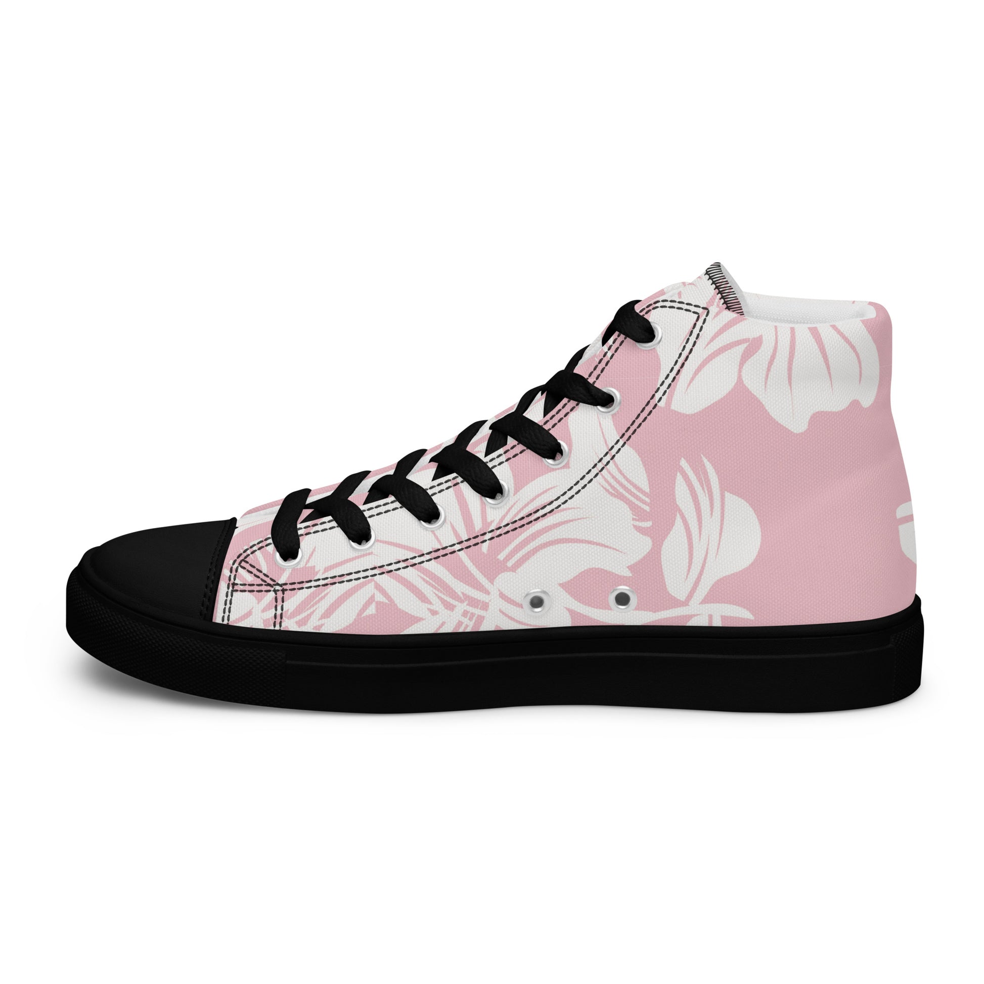 Garden Grace Women's High Top Canvas Shoes - FLAKOUT