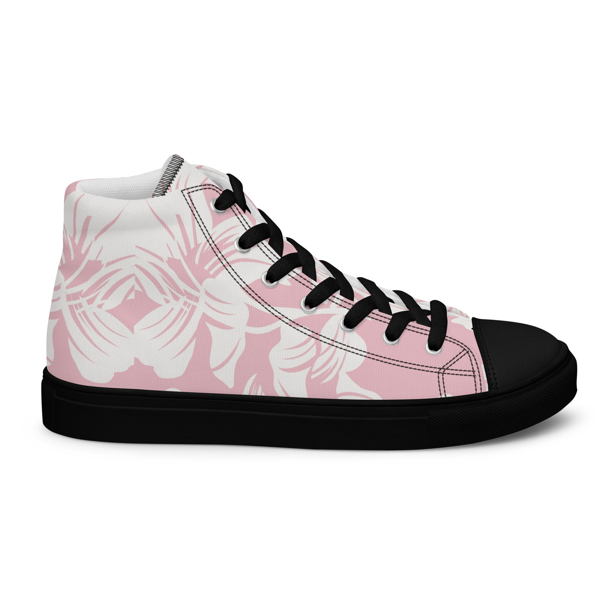 Garden Grace Women's High Top Canvas Shoes - FLAKOUT