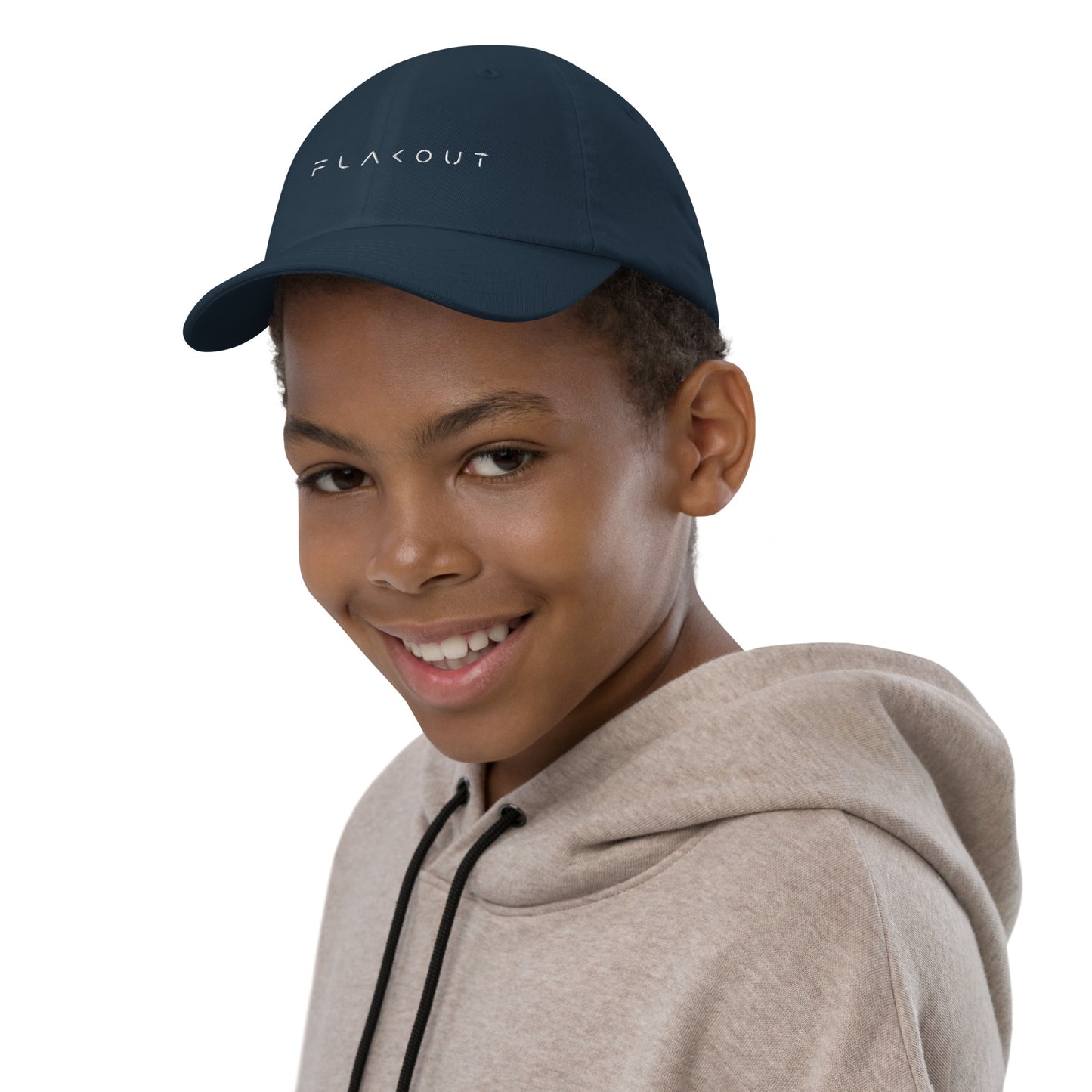 FLAKOUT Logo Embroidered Kid's Baseball Cap