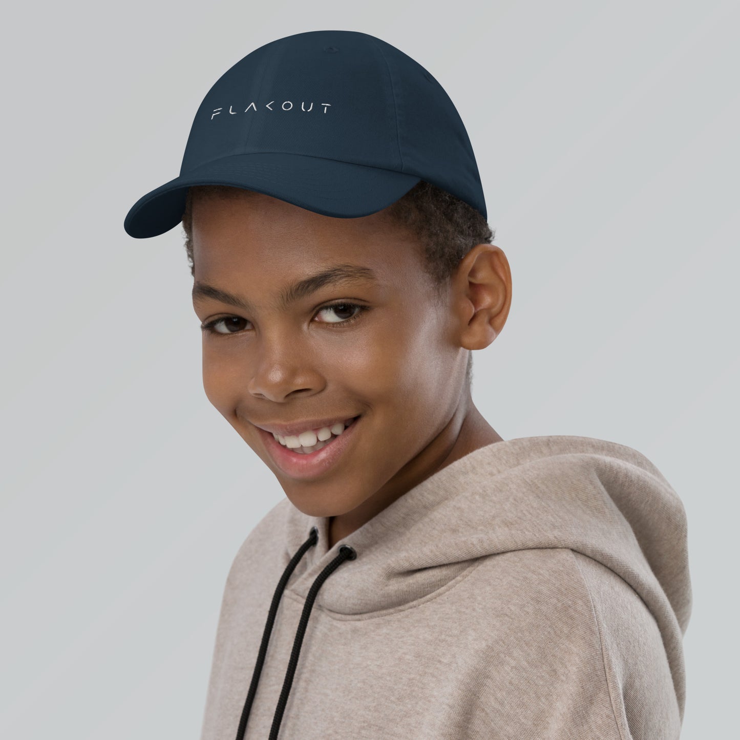 FLAKOUT Logo Embroidered Kid's Baseball Cap