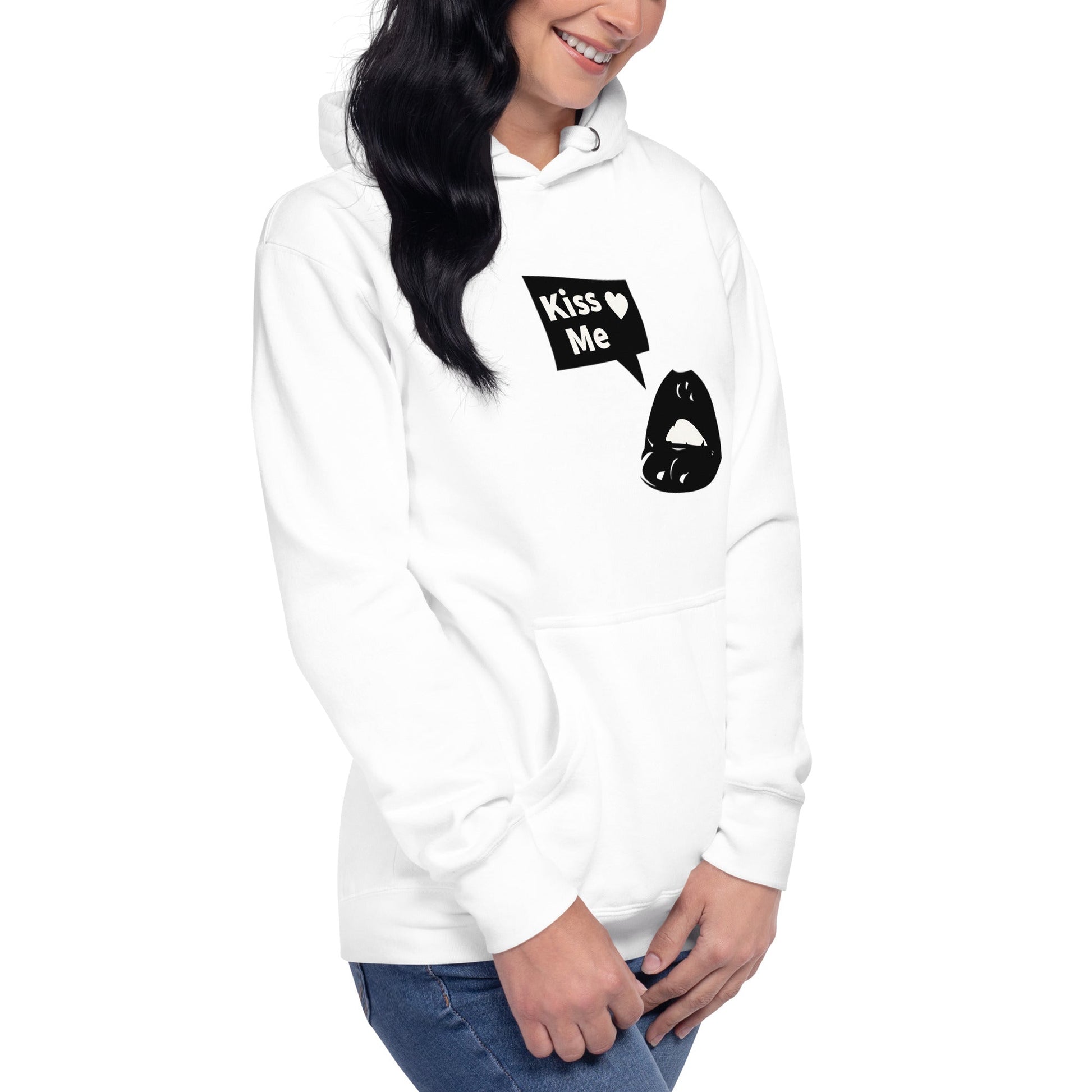 Sweet Talker Kiss Me Women's Hoodie - FLAKOUT